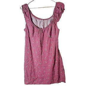 EUC Cotton On Mauve Pink Floral Minj Dress Large